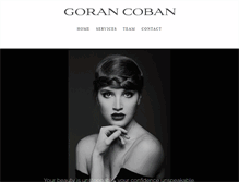 Tablet Screenshot of gorancoban.com